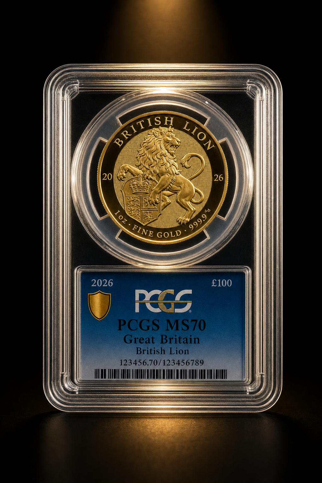 PCGS MS70 British Lion 2026