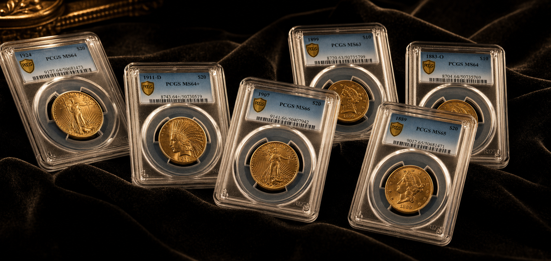 PCGS Certified Gold Coins