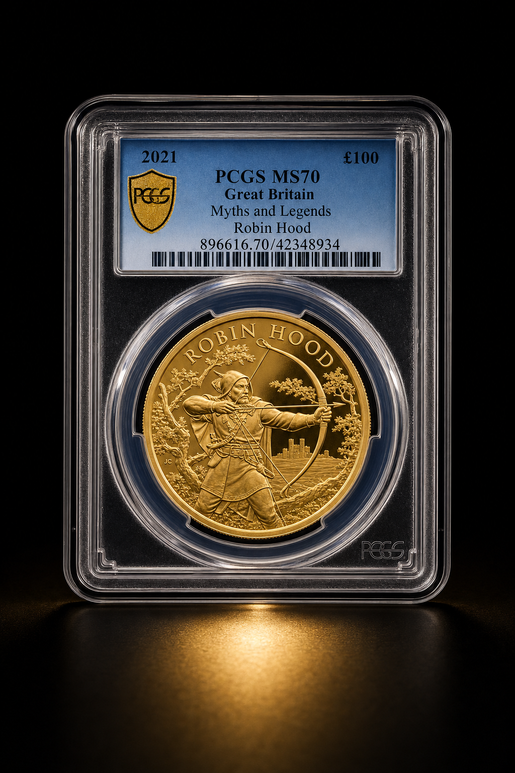 PCGS MS70 Robin Hood 2021