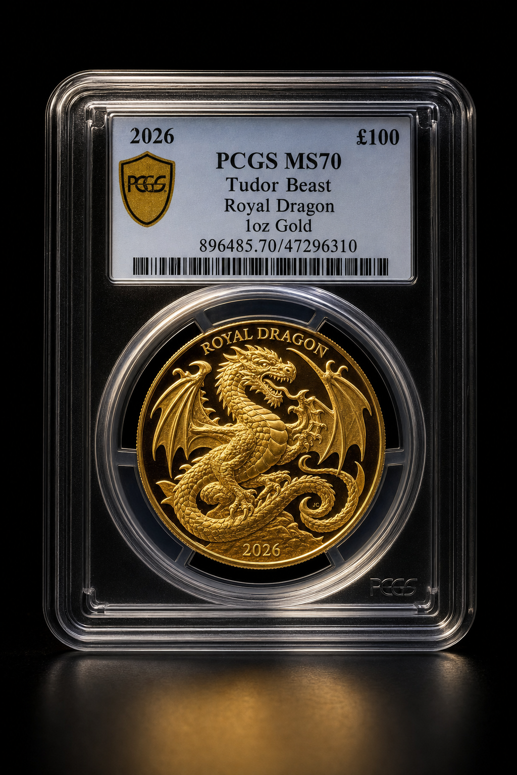 PCGS MS70 Royal Dragon 2026