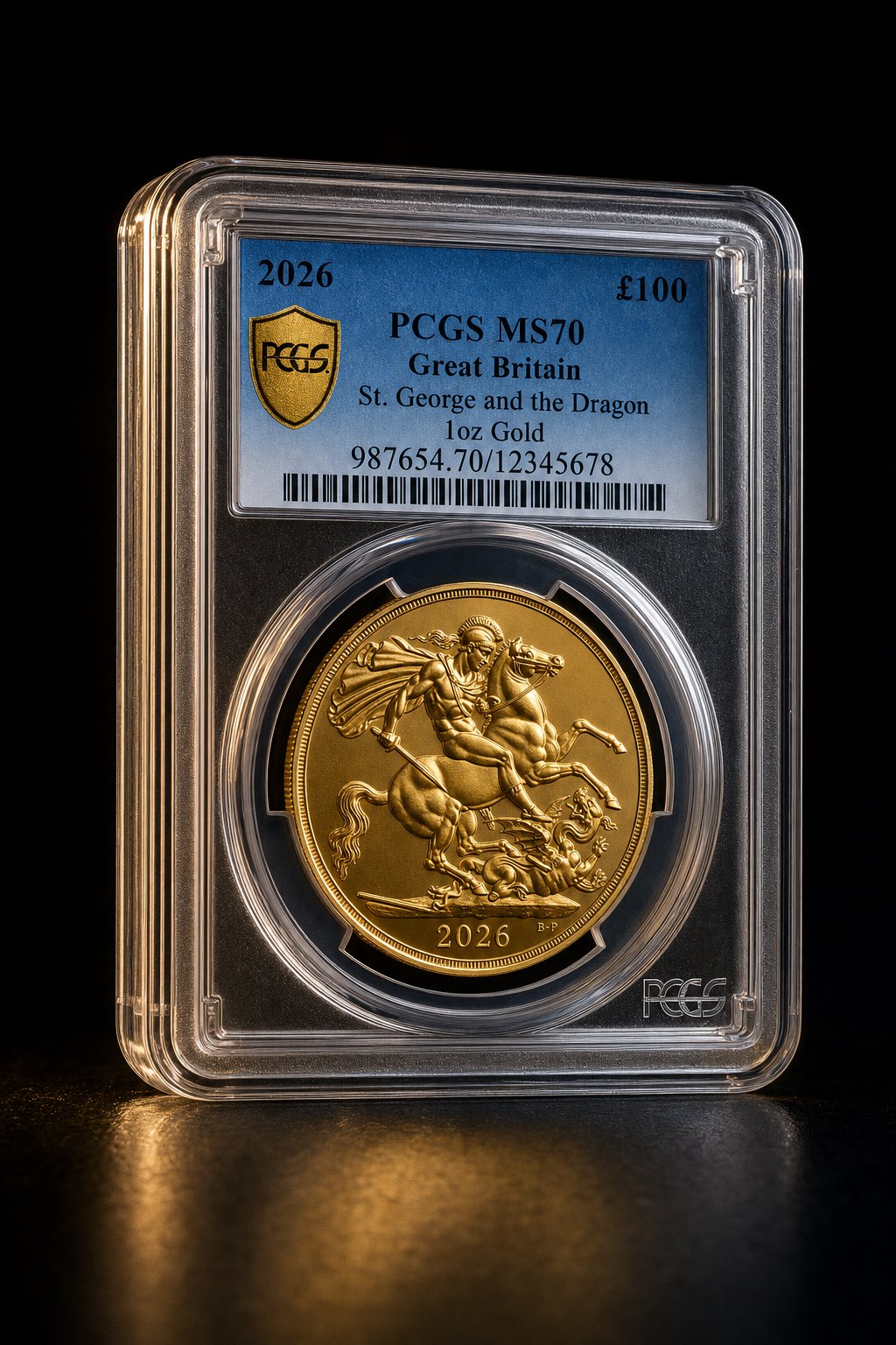 PCGS MS70 St George Dragon 2026